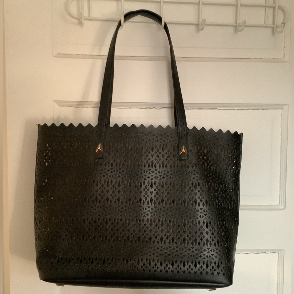 Elegant Black Tote Bag